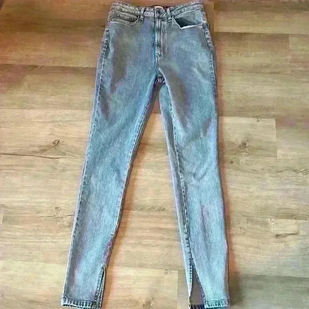 WEWOREWHAT Stiletto Slit Skinny Jeans sz 28 - Picture 2 of 12